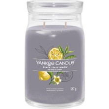 Yankee Candle Black Tea & Lemon Signature Büyük Mum