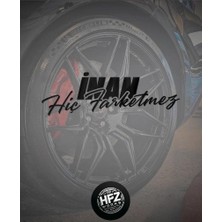 Hfz Works Inan Hiç Farketmez 20 x 7 cm Oto Sticker Arka Cam Sticker Oto Yazı Yeni Trend