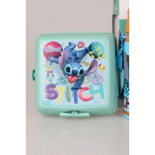 Stitch Lisanslı Stıtch 500 ml Çelik Matara ve Beslenme Kabı Seti