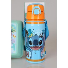 Stitch Lisanslı Stıtch 500 ml Çelik Matara ve Beslenme Kabı Seti