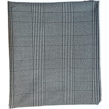 Atilla Tekstil Ekose Desenli Parça Gabardin Kumaş - Likralı - (120 cm x 130 Cm) - 450 Gr/m