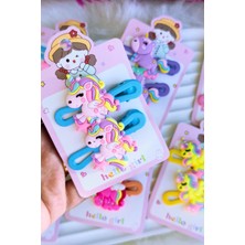 Nisan Kids Kız Çocuk Unicorn Pens Toka Seti 2 Adet