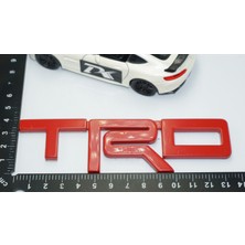 Dk Tuning Trd Bagaj Kırmızı Abs 3m 3D Logo Amblem Toyota Ile Uyumlu