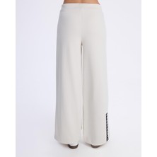 Kappa Authentic Avy Pant Kadın Taş Rengi-Siyah Regular Fit Eşofman Altı