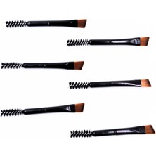 Dvl 6'Lı Mini Ultra Ince Açılı Eyeliner Ve Kaş Fırçası- Çift Taraflı Eyeliner Ve Kaş & Maskara Fırçası