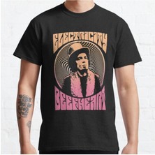 Zoka Wear Bol Kalıp Unisex Captain Beefheart Psychedelic Rock Tasarım Baskılı Tshirt