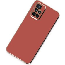 Denza Case Xiaomi Redmi 10 Kılıf Parlak Kamera Çıkıntılı Silikon Kılıf - Kırmızı