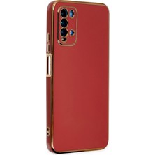 Denza Case Xiaomi Redmi 9t Kılıf Parlak Kamera Çıkıntılı Silikon Kılıf - Kırmızı