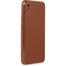 Denza Case Xiaomi Redmi 9A Kılıf Parlak Kamera Çıkıntılı Silikon Kılıf - Kırmızı