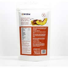 Wirm 7'li Paket Freeze Dried Şeftali 20 gr | Dondurularak Kurutulmuş Meyve | Freeze Dry Meyve Kurusu