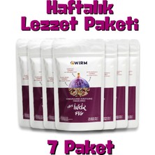 Wirm 7'li Paket Freeze Dried Incir 30 gr | Dondurularak Kurutulmuş Meyve | Freeze Dry Meyve Kurusu