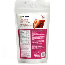 Wirm 7'li Paket Freeze Dried Çilek 20 gr | Dondurularak Kurutulmuş Meyve | Freeze Dry Meyve Kurusu