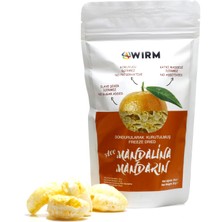 Wirm 7'li Paket Freeze Dried Mandalina 20 gr | Dondurularak Kurutulmuş Meyve | Freeze Dry Meyve Kurusu