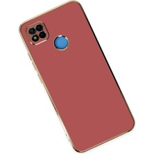 Xiaomi Redmi 9c Kılıf Parlak Kamera Çıkıntılı Silikon Kılıf - Kırmızı