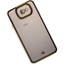 Denza Case Samsung Galaxy J7 Prime Kılıf Kenarları Renkli Kamera Korumalı Kapak - Siyah