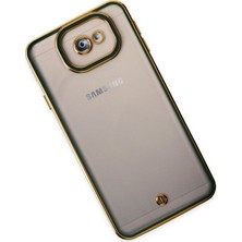 Denza Case Samsung Galaxy J7 Prime Kılıf Kenarları Renkli Kamera Korumalı Kapak - Yeşil