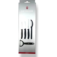 Victorinox Siyah 5 Li Soyma ve Soyacak Seti