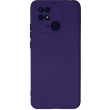 Denza Case Xiaomi Poco C40 Kılıf Içi Kadife Lansman Kapak - Mor