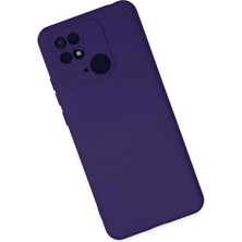 Denza Case Xiaomi Poco C40 Kılıf Içi Kadife Lansman Kapak - Mor