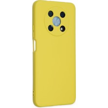 Denza Case Huawei Nova Y90 Kılıf Içi Kadife Lansman Kapak - Sarı