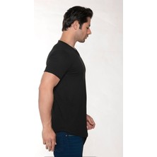 Black Horn Erkek Pis Yaka Salaş T-Shirt