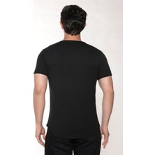 Black Horn Erkek Pis Yaka Salaş T-Shirt