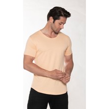 Black Horn Erkek Geniş Yaka %100 Pamuk Salaş T-Shirt