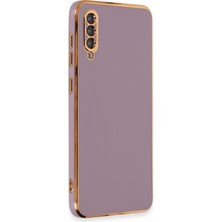 Denza Case Samsung Galaxy A50 Kılıf Parlak Kamera Çıkıntılı Silikon Kılıf - Mor