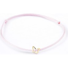 Glorria Altın Kelebek Ipli Bileklik