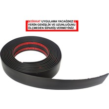 Trend Garaj Mat Siyah Nikelaj 25MM Genişlik 3 Metre Uzunluk