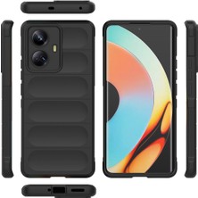 Denza Case Realme 10 Pro Plus 5g Kılıf Arkası Bombeli Silikon Kapak - Kırmızı