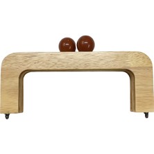 Elegantshop Bambu Ahşap Çanta Bursu 20 cm Mb2