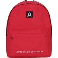 United Colors Of Benetton. Kırmızı Basic Unisex Sırt Çantası 70688-Standart STD