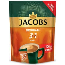 Jacobs 3'ü 1 Arada Karışım Kahve 10'lu Paket