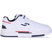 Jump Jump 30061 Beyaz Cırtlı Erkek Çocuk Sneaker Spor Ayakkabı