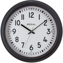 Regal Havacılık Tasarımlı Metal Duvar Saati 4400 Bw