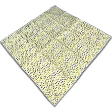 Silk Home Beyaz Karma Desen Tivil İpek Eşarp 11426-241