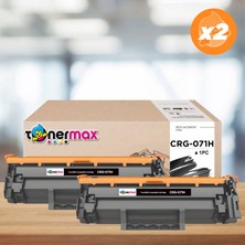 tonermax Canon Uyumlu Tonermax CRG-071H Muadil Toner - Çipli 2'li Paket / Canon I-Sensys LBP121DN / LBP122DW / MF271DN / MF272DW / MF273DW / MF274DW / MF275DW
