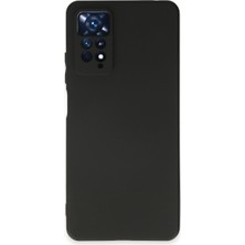 Denza Case Xiaomi Redmi Note 11 Kılıf Soft Pürüzsüz Silikon Kılıf - Siyah