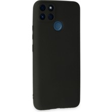 Denza Case Realme C21Y Kılıf Soft Pürüzsüz Silikon Kılıf - Siyah