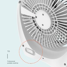 Dgplz Store USB Masaüstü Fanı, Renk: U Tipi (Siyah) (Yurt Dışından)