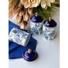 Rossev Blue Porselen Baharat  Set 3‘lü