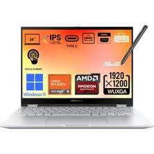 Asus Vivobook S 14 Flip Amd Ryzen 5 7430U 16GB 1tb SSD 60hz Wuxga 14.0" Fhd Windows 11 Home Taşınabilir Bilgisayar TN3402YA-LZ318WD6