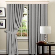 Vi Home Karartma Fon Perde Blackout Lüks  Düz Dikiş Kornişli En x Yükseklik