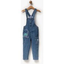 Overdo Nakışlı Unisex Çocuk  Salopet