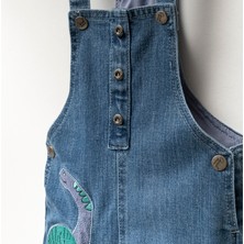 Overdo Nakışlı Unisex Çocuk  Salopet