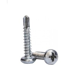 Norm 4,8X22 Ysb Matkap Uçlu Vida - Beyaz - DİN7504N - 100 Adet