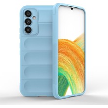 Denza Case Samsung Galaxy A24 Kılıf Arkası Bombeli Silikon Kapak - Sky Blue