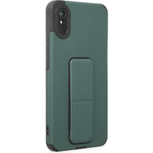 Denza Case Xiaomi Redmi 9A Kılıf Renkli Standlı Korumalı Kapak - Yeşil