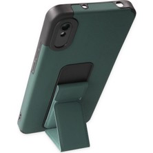 Denza Case Xiaomi Redmi 9A Kılıf Renkli Standlı Korumalı Kapak - Yeşil